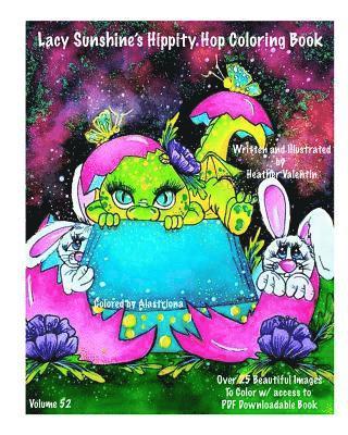 bokomslag Lacy Sunshine's Hippity Hop Coloring Book: Whimsical Bunnies, Sprites, Big Eyes, Easter, Spring Fantasy Coloring Book All Ages