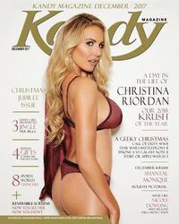 bokomslag Kandy Magazine December 2017: Christina Riordan 2018 Krush of the Year