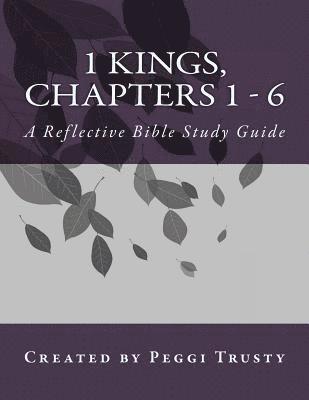 Peggi Trusty - 1 Kings, Chapters 1 - 6: A Reflective Bible Study guide, Häftad