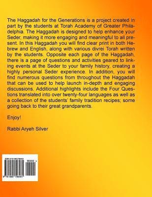 Rabbi Aryeh Silver - The Haggadah for the Generations 2018: Connecting the Seder to your family's history, Häftad