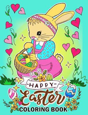 Happy Easter Coloring Book: Stress-relief Coloring Book 1