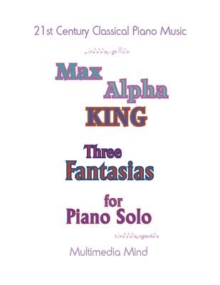 bokomslag 3 Fantasias for Piano Solo