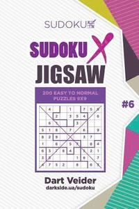 bokomslag Sudoku X Jigsaw - 200 Easy to Normal Puzzles 9x9 (Volume 6)