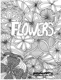 bokomslag Flowers: A Coloring Book