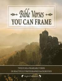 bokomslag Bible Verses You Can Frame: Twelve 8X10 Frameable Verses on Beautifully Photographed Backgrounds