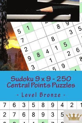bokomslag Sudoku 9 x 9 - 250 Central Points Puzzles - Level Bronze: Perfect charging for your mind