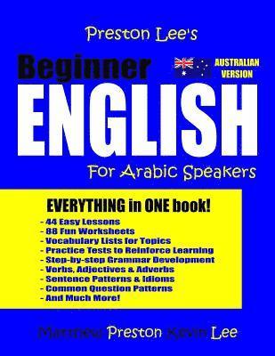 bokomslag Preston Lee's Beginner English For Arabic Speakers (Australian)