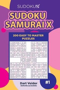 bokomslag Sudoku Samurai X - 200 Easy to Master Puzzles (Volume 1)