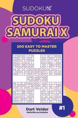 bokomslag Sudoku Samurai X - 200 Easy to Master Puzzles (Volume 1)