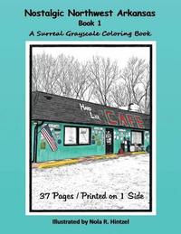 bokomslag Nostalgic Northwest Arkansas Book 1: A Surreal Grayscale Coloring Book