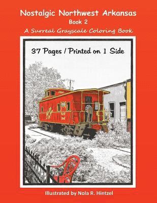 bokomslag Nostalgic Northwest Arkansas Book 2: A Surreal Grayscale Coloring Book