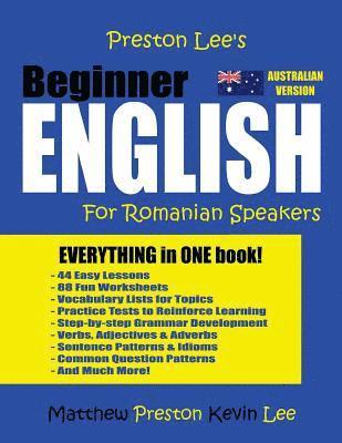 Preston Lee's Beginner English For Romanian Speakers (Australian) 1