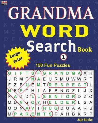 bokomslag GRANDMA WORD Search Book: 150 Fun puzzles