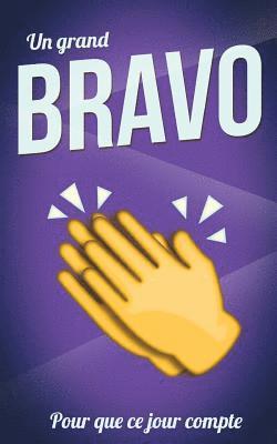 Bravo (felicitations) - Violet - Carte livre d'or: Taille M (12,7x20cm) 1