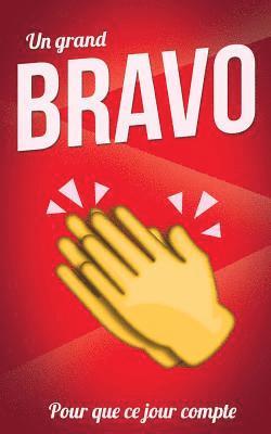 Bravo (felicitations) - Rouge - Carte livre d'or: Taille M (12,7x20cm) 1