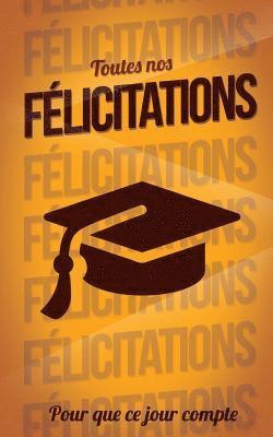 bokomslag Felicitations (diplome) - Orange - Carte livre d'or: Taille M (12,7x20cm)