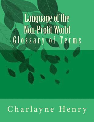 bokomslag Language of the Non-Profit World: Glossary of Terms