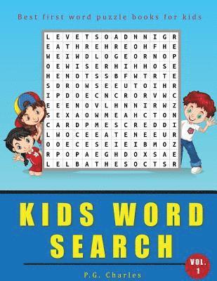 Kids Word Search: Best First Word Puzzle Books For Kids 1