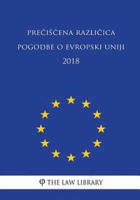 bokomslag Preciscena Razlicica Pogodbe O Evropski Uniji 2018