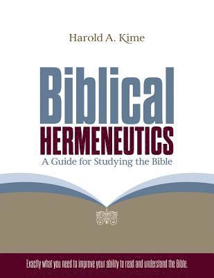 Biblical Hermeneutics 1