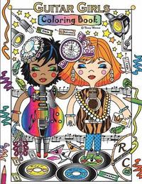 bokomslag Guitar Girls Coloring Book