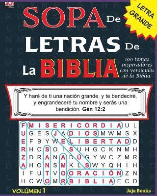 bokomslag SOPA de LETRAS de la BIBLIA, Volúmen 1