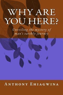 Why are you here?: Unveiling the mystery of man's earthly journey 1