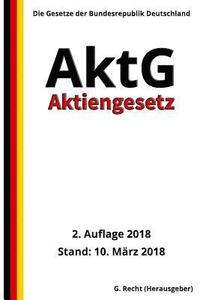 bokomslag Aktiengesetz - AktG, 2. Auflage 2018