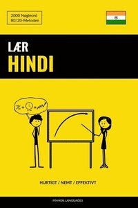 bokomslag Laer Hindi - Hurtigt / Nemt / Effektivt