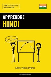 bokomslag Apprendre l'hindi - Rapide / Facile / Efficace