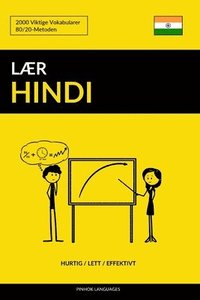 bokomslag Laer Hindi - Hurtig / Lett / Effektivt