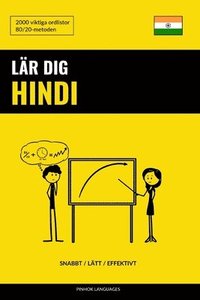 bokomslag Lär dig Hindi - Snabbt / Lätt / Effektivt