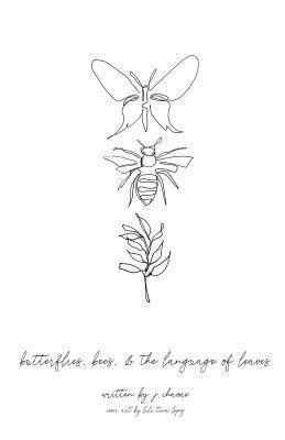 bokomslag butterflies, bees, & the language of leaves