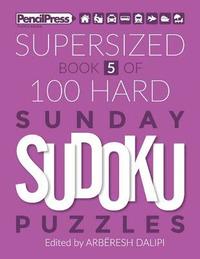 bokomslag Supersized Book Of 100 Hard Sunday Sudoku Puzzles (Book 5)