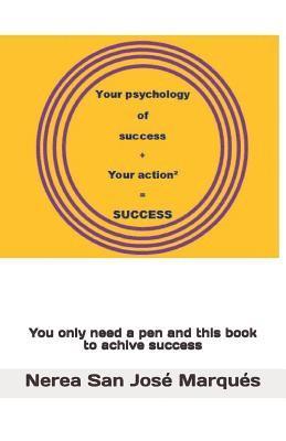 Your Psychology of success + Your Action² = Success 1