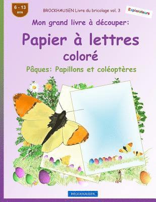 BROCKHAUSEN Livre du bricolage vol. 3 - Mon grand livre à découper - Papier à lettres coloré: Pâques: Papillons et coléoptères 1