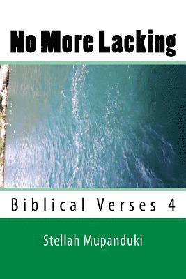 No More Lacking: Biblical Verses 4 1