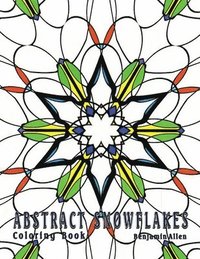 bokomslag Abstract Snowflakes: Fun Stress Relieving Coloring Book
