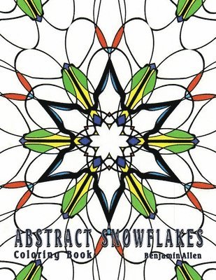 bokomslag Abstract Snowflakes: Fun Stress Relieving Coloring Book