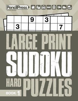 bokomslag Large Print Hard Puzzles Book 1