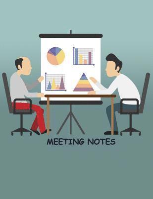 bokomslag Meeting Notes: For project and task organization Sections include attendees, notes, and action items