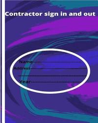 bokomslag Contractor sign in and out