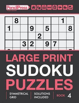 bokomslag Large Print Sudoku Puzzles (Hard puzzles), (Book 4)