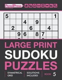 bokomslag Large Print Sudoku Puzzles (Hard puzzles), (Book 5)