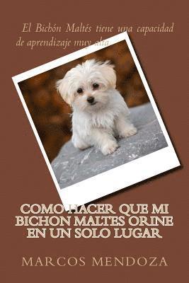 bokomslag Como Hacer que Mi Bichon Maltes Orine en un Solo Lugar