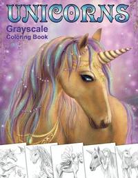 bokomslag Unicorns. Grayscale Coloring Book