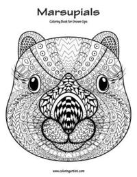 bokomslag Marsupials Coloring Book for Grown-Ups 1