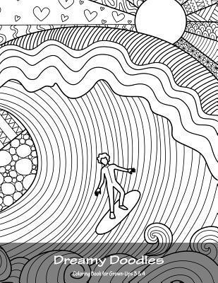 bokomslag Dreamy Doodles Coloring Book for Grown-Ups 3 & 4