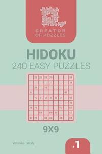 bokomslag Creator of puzzles - Hidoku 240 Easy (Volume 1)