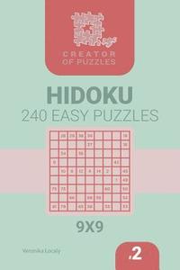 bokomslag Creator of puzzles - Hidoku 240 Easy (Volume 2)
